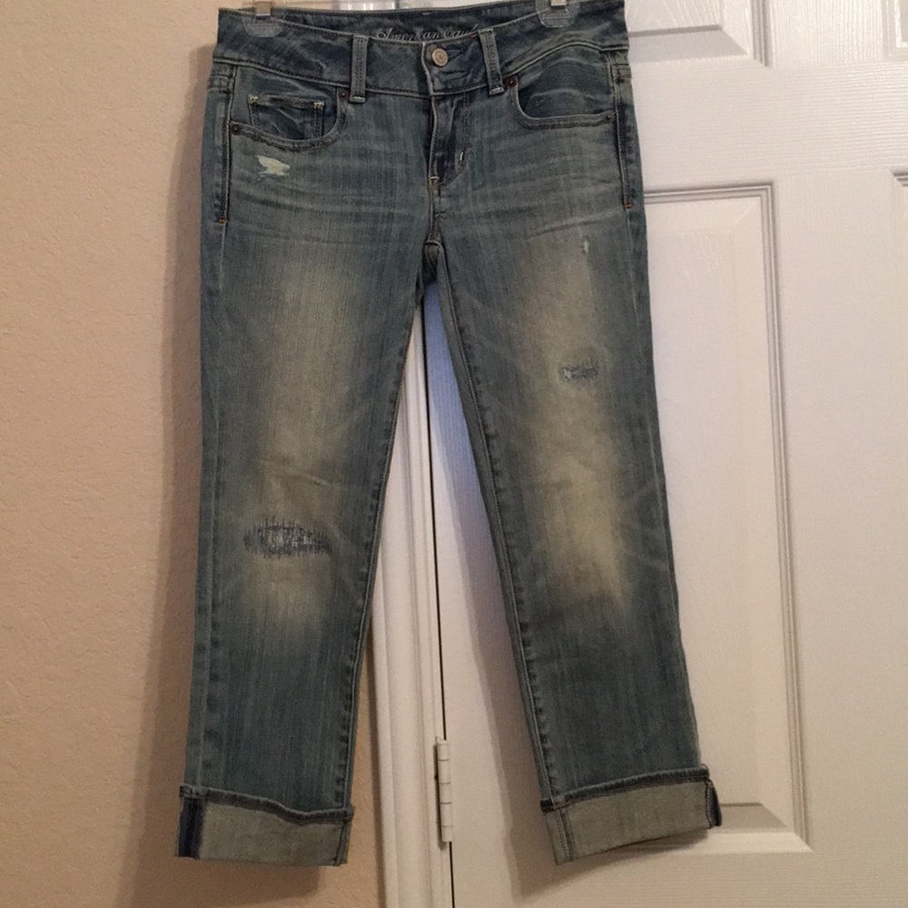 American Eagle Artist Crop jeans size 2 regular